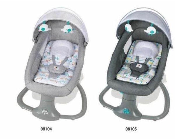Transat bébé confort gris avec jouets