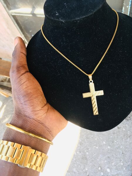 Gold Cross Necklace