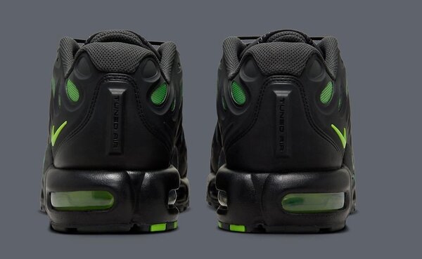 Baskets Air Max noires vertes