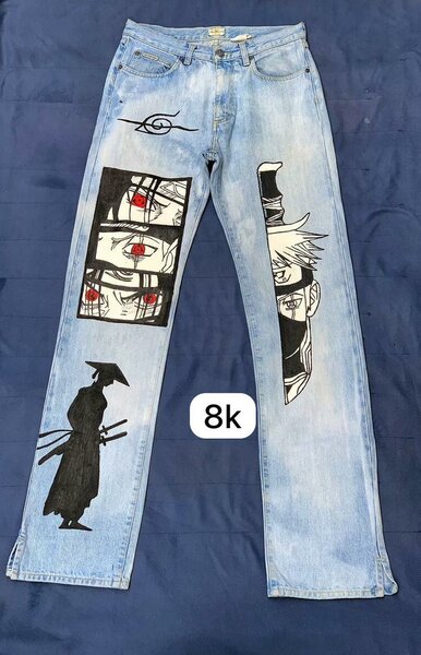 Jean anime imprimé