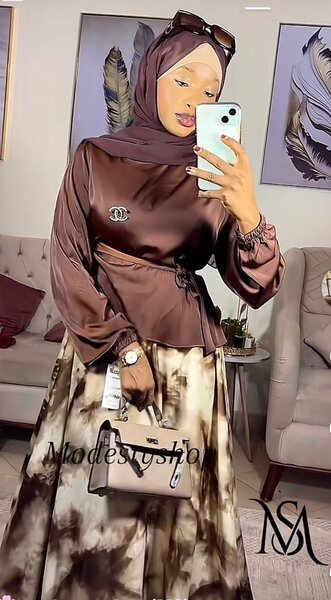 Robe élégante avec Hijab