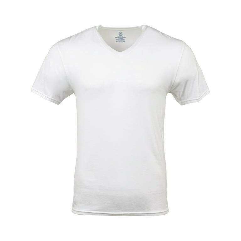 GEORGE, 3-Pack Cotton Stretch  V-Neck Tee, XL