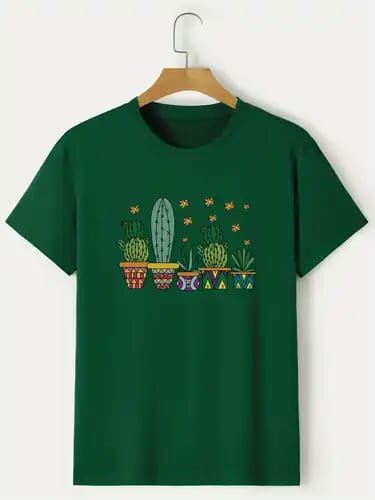 T-shirt cactus design