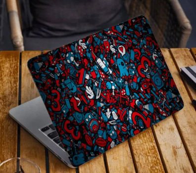 App Mashup Dark Laptop Back Skin Vinyl Stickers Decal for 13 14 15 15.6 inches Laptop