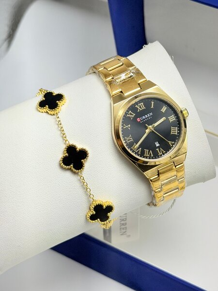 Montre en acier inoxydable élégante