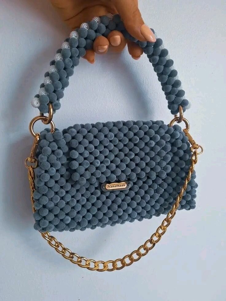 Sac perles élégant femme