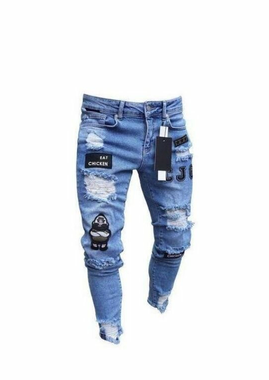 Jeans pété pour homme