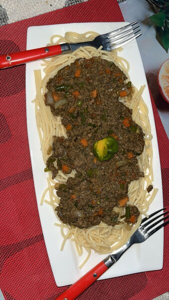 Spaghetti viande hachée
