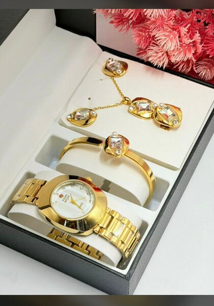 Ensemble Montre et Bijoux pour Femme