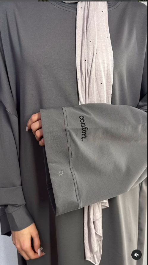 Шикарное футболочное платье *«Comfort»* макси длины 