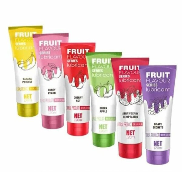 Lubrifiant a eau fruité comestible