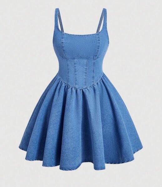 Denim dress