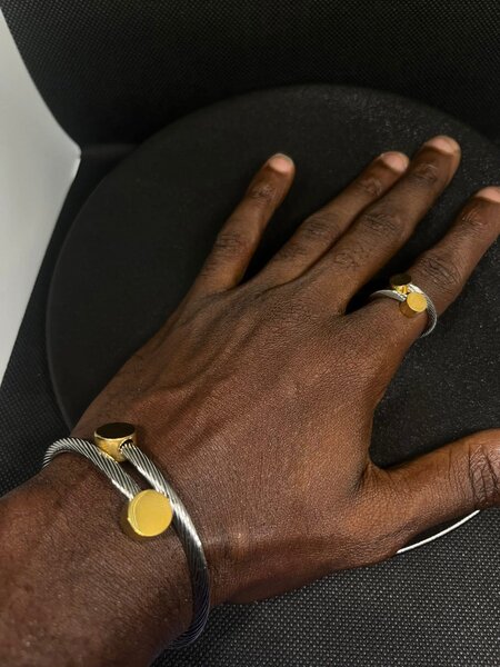 Bracelets élégants en or et argent