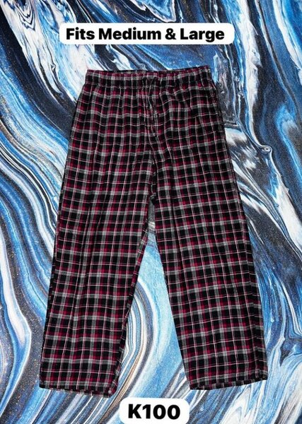 Women's comfortable plaid pajama pants