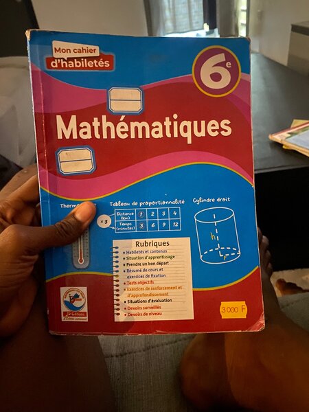 Cahier de Mathématiques 6e