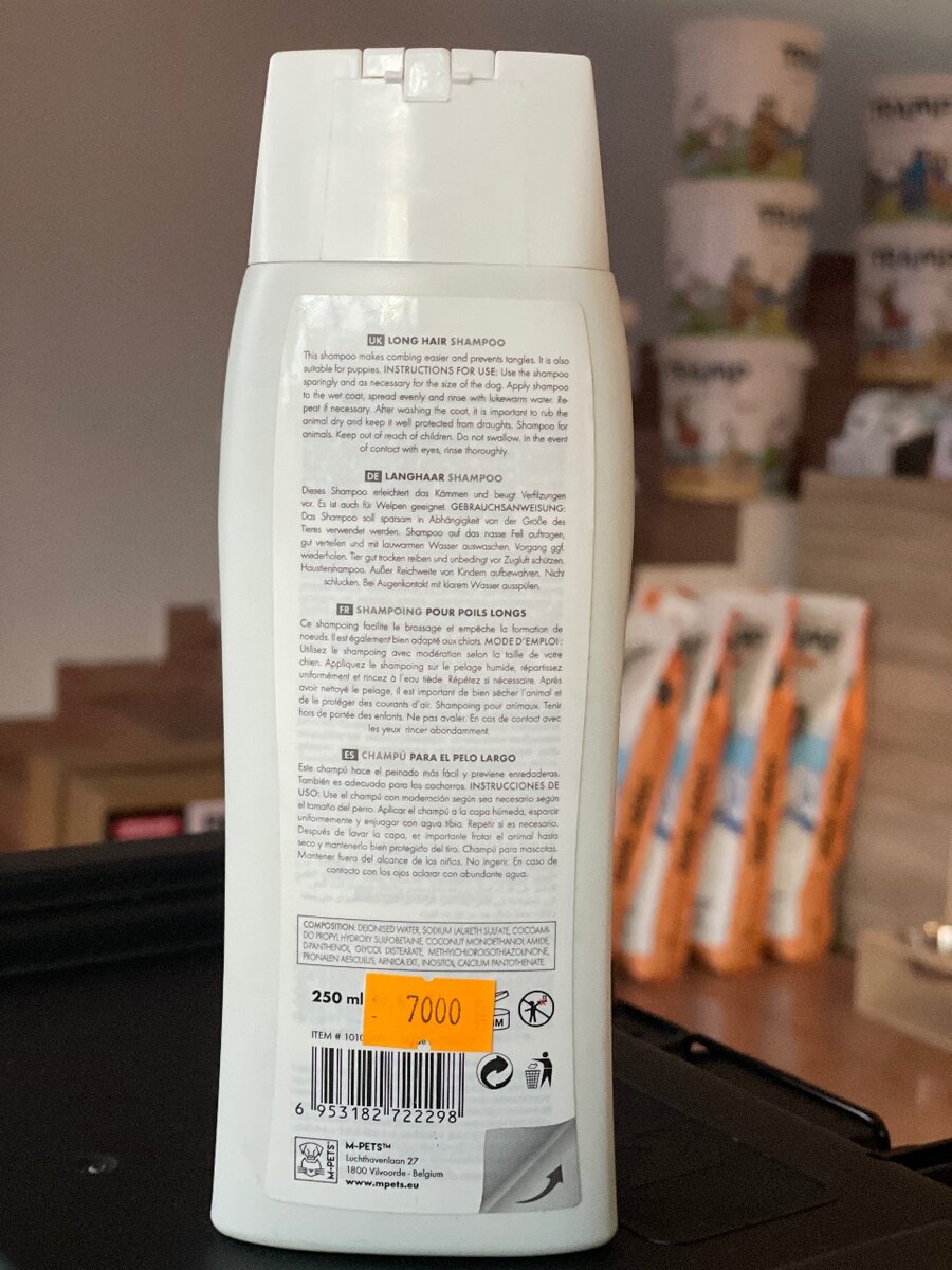 Shampoing pour poil long