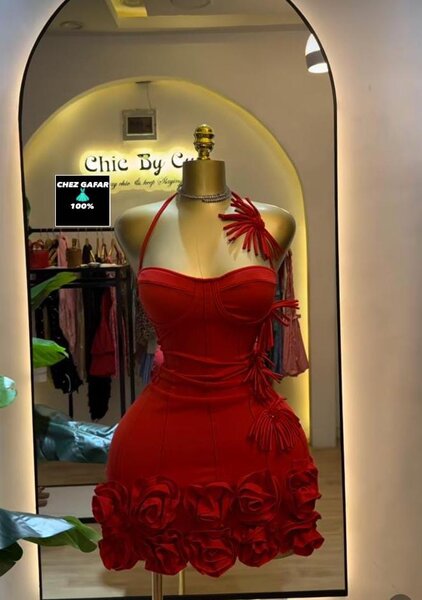 Robe Éblouissante Rouge