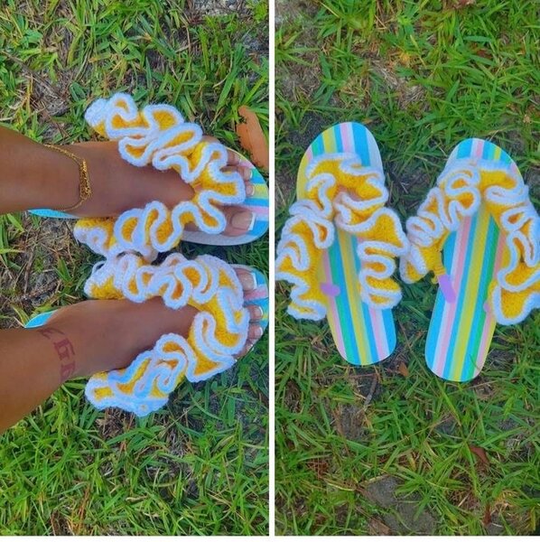 Sandale crocheter