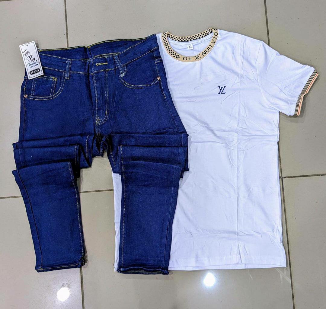 Jean and t shirt combo