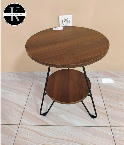Table d'appoint ronde bois