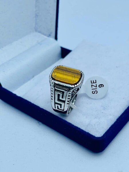 Bague Homme Œil de Tigre