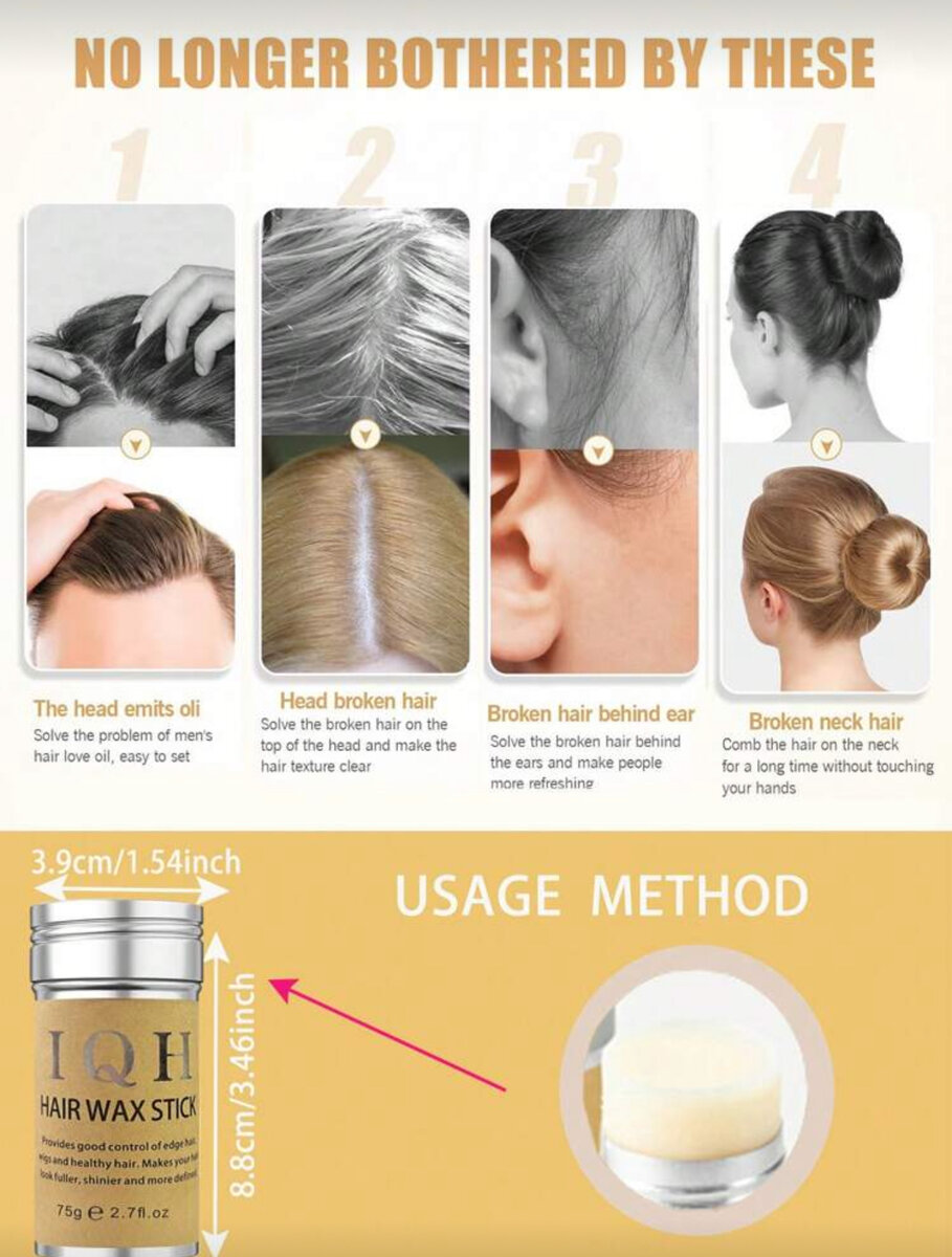IQH Stick Cire Cheveux