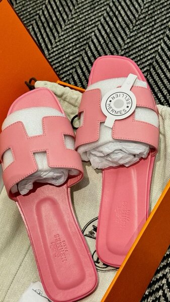 Sandales Hermes rose