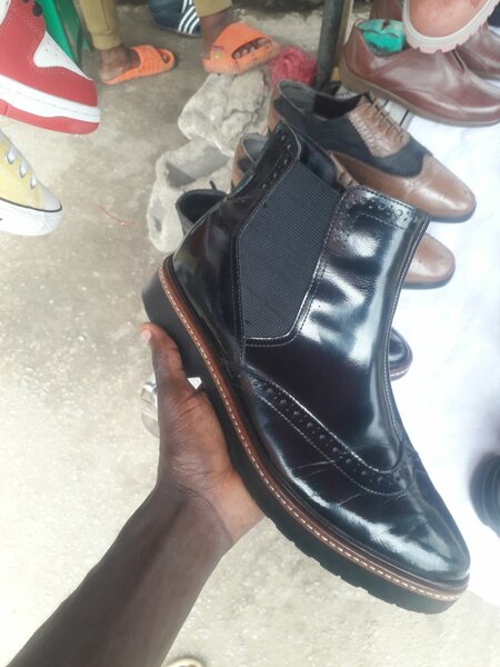 Bottes Chelsea en cuir homme