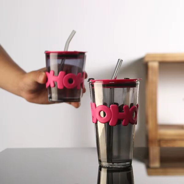 2 Gobelets en verre "Love"