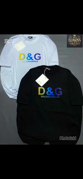 T-shirts tendance Balenciaga et D&G