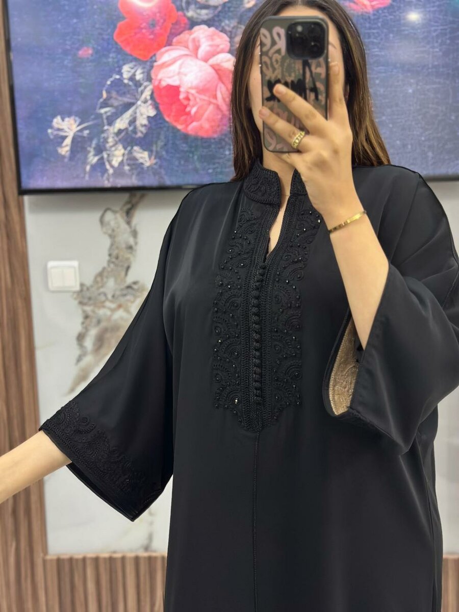 Kaftan long femme moderne