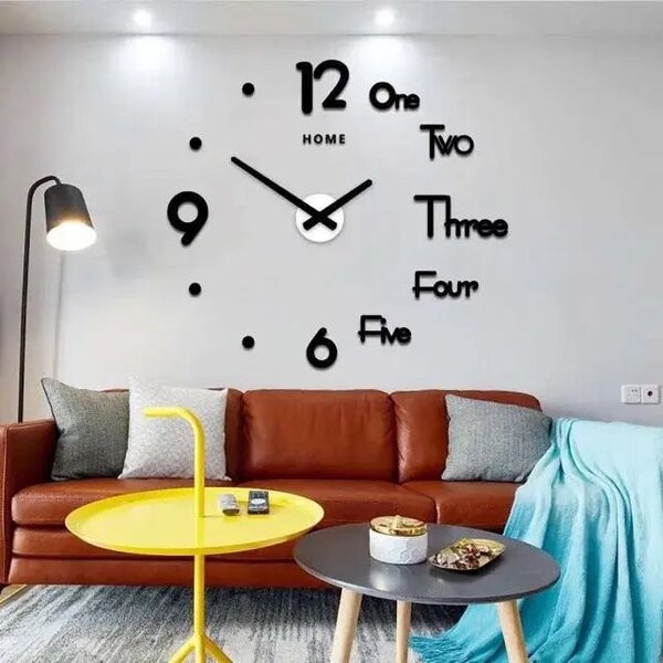 3d wall clock