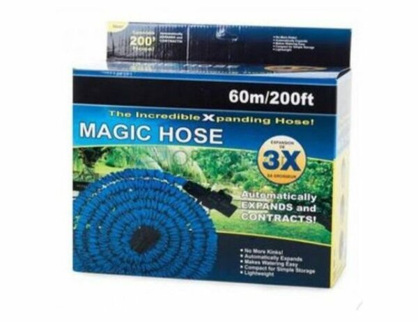 Tuyau d'arrosage extensible 60m