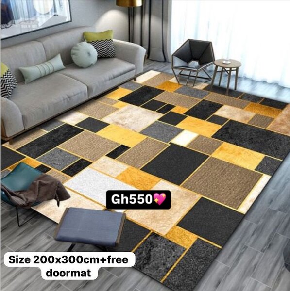 Beautiful and cozy patterned carpet