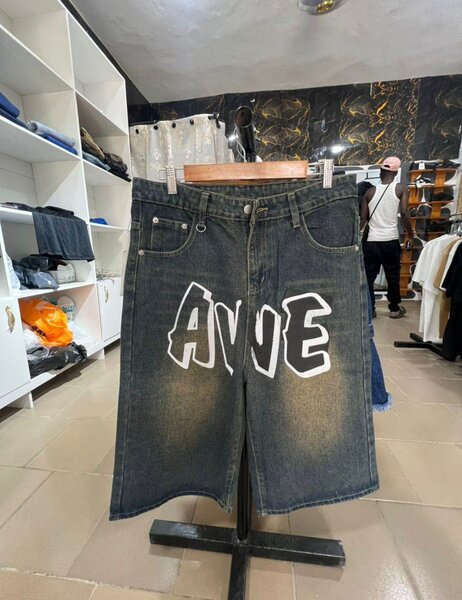 Short en jean décontracté