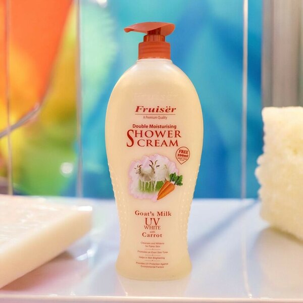 Fruiser body wash Carrot goat milk 1000ml