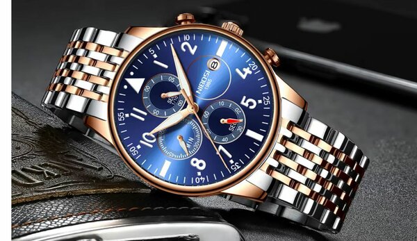 Montre chronographe élégante