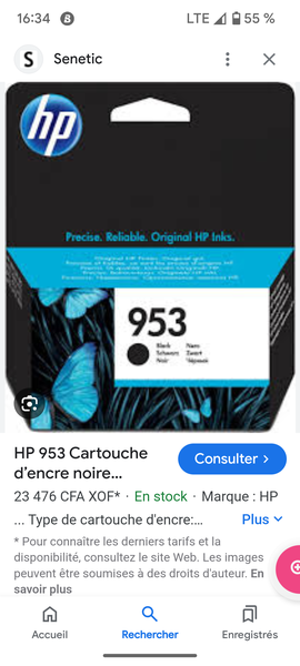 Cartouche HP 953