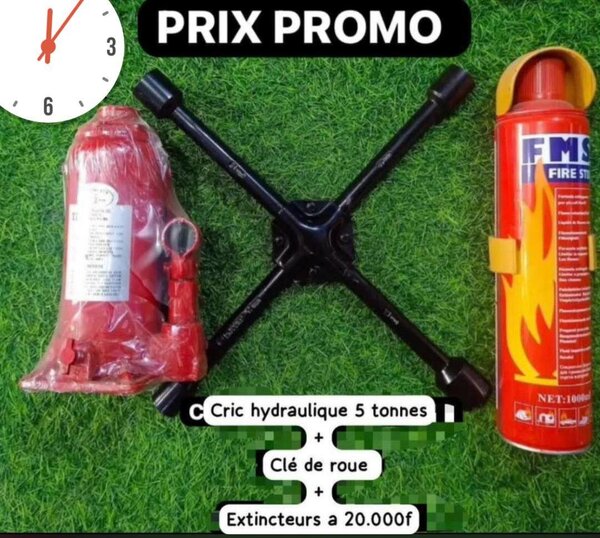 Car Jack with Wrench Kit