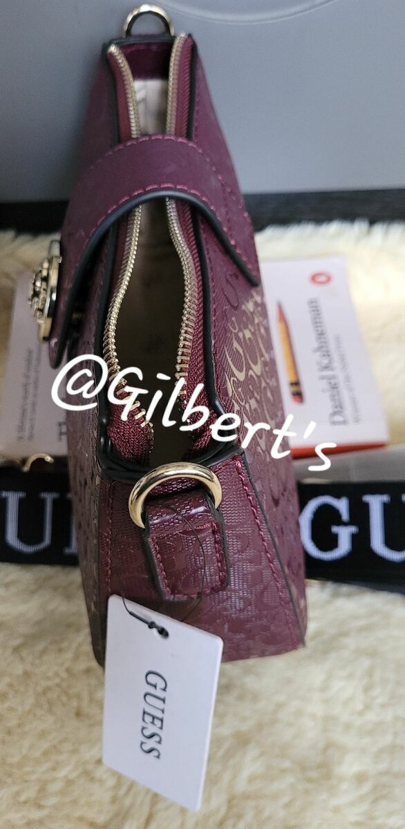 Guess meroon handbags