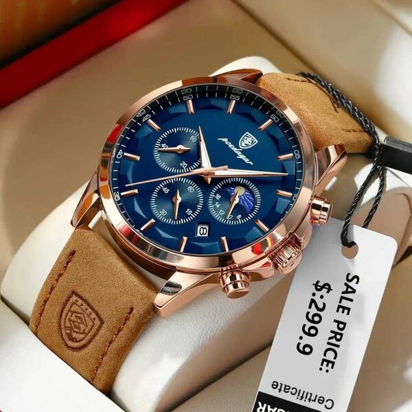 Montre chronographe homme POEDAGAR