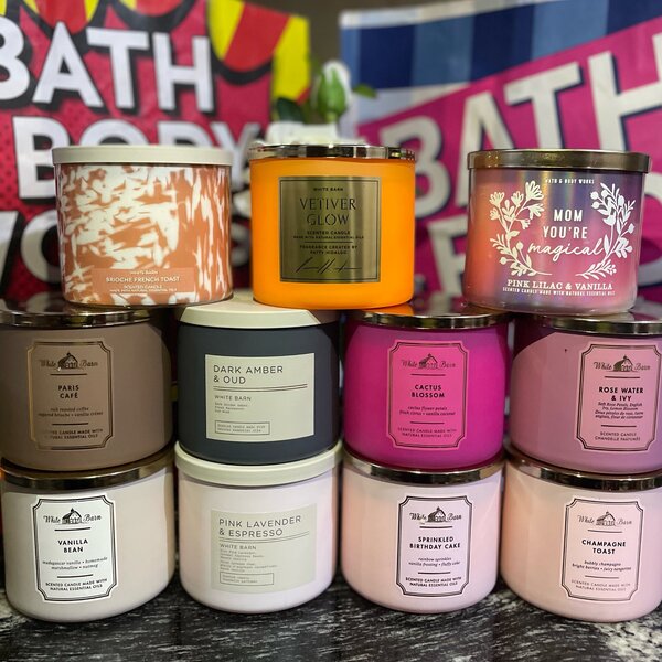 Bath and Bodyworks Scented Candles