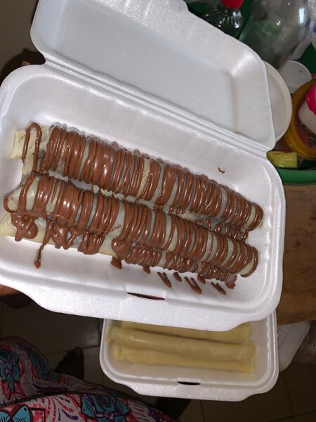 5 Rouleaux de Crêpe Chocolatée