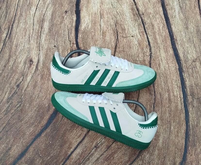 Baskets urbaines vertes tendance