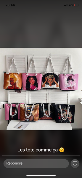 Sac cabas fleurs papillon