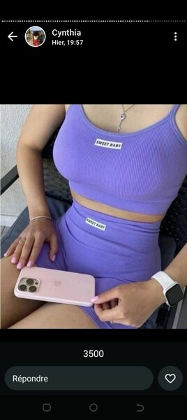 Ensemble sport femme violet