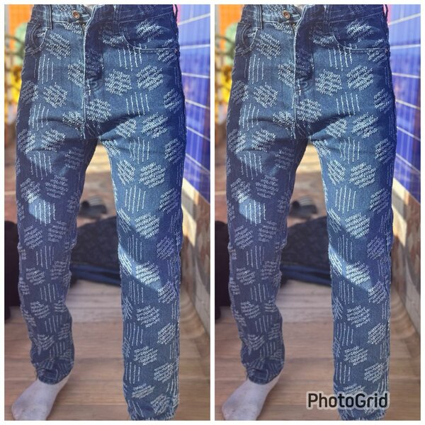 Jeans imprimé moderne