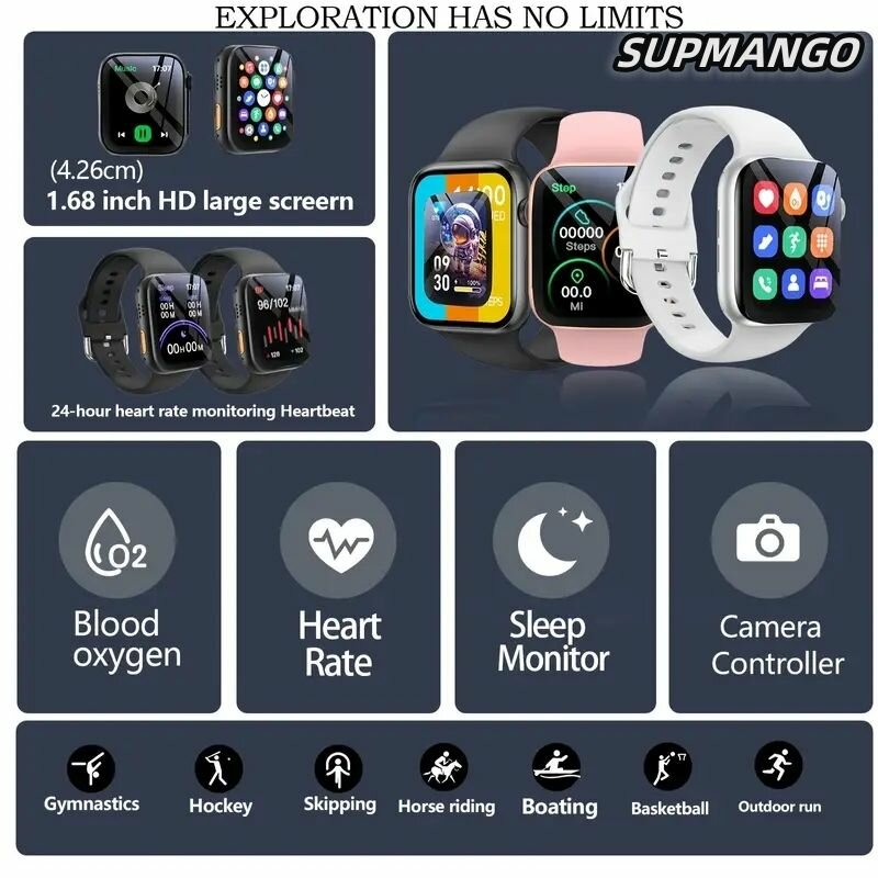 Montre Connectée SUPMANGO Fitness