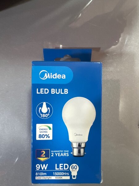 Ampoule LED Midea 9W 6500K