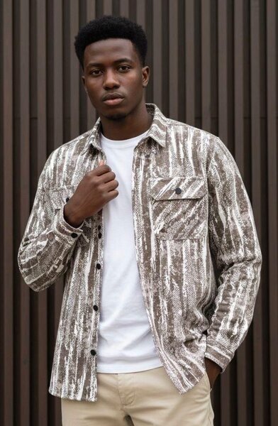 Chemise Homme Style Décontracté